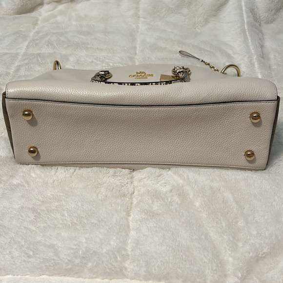 Coach F76642 Pebbled Leather Mia Satchel - Picture 7 of 8